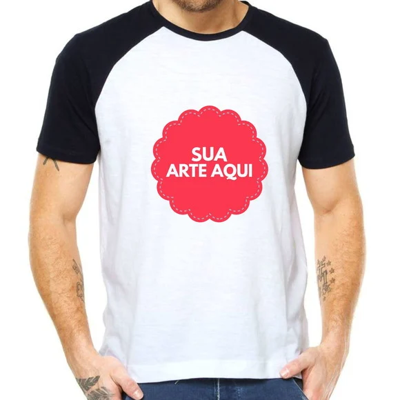 Camiseta Raglan Personalizada - Sua Arte com Estilo - foto 1