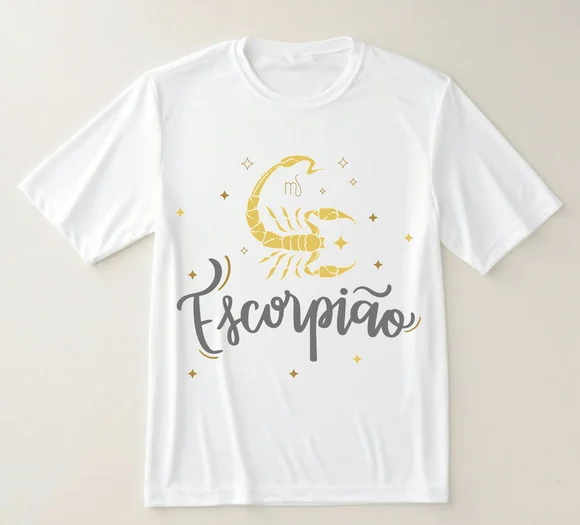 Camiseta Signo Escorpião Moda Astrológica e Estilosa - foto 1