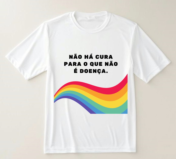 Camiseta Lgbtqia+ Não Há Cura ? Orgulho e Resistência - foto 1