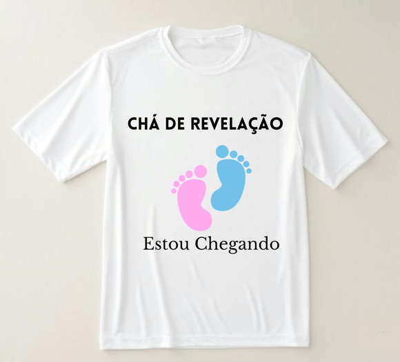 Camiseta Chá de Revelação Estou Chegando - foto 1