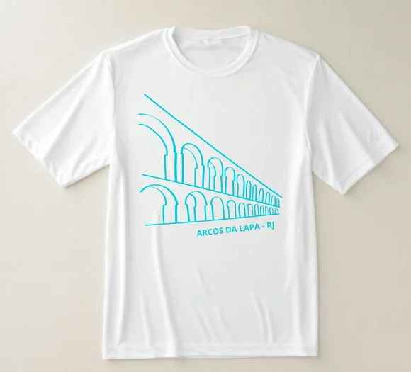 Camiseta Turística Arcos da Lapa - foto 1