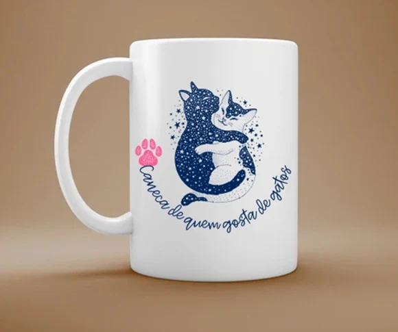 Caneca de Gatos - para Quem Ama Gatos de Verdade - foto 1