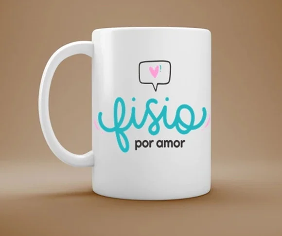 Caneca Profissão Fisioterapeuta - Fisio Por Amor - foto 1