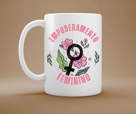Caneca Empoderamento Feminino - Presente Poderoso e Inspirad - foto 1