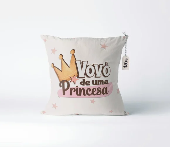 Almofada Vovó de Uma Princesa - foto 1