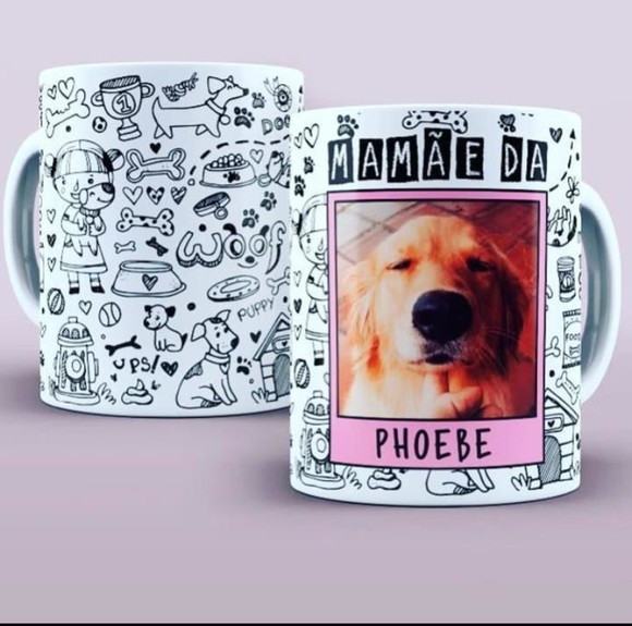 Caneca Personalizada Mamãe de Pet com Foto do Cachorro - foto 1