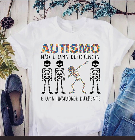 Camiseta Autismo Habilidade Diferente com Estilo - foto 1