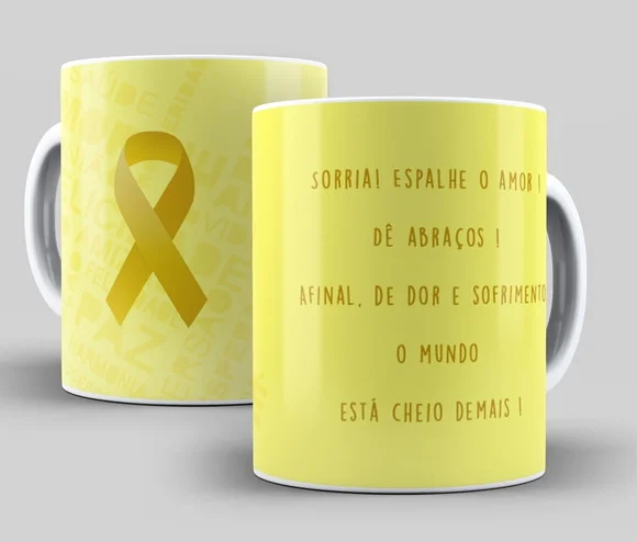 Caneca Setembro Amarelo Espalhe o Amor - foto 1