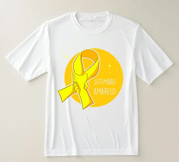 Camiseta Setembro Amarelo Apoiar É Um Ato de Amor - foto 1
