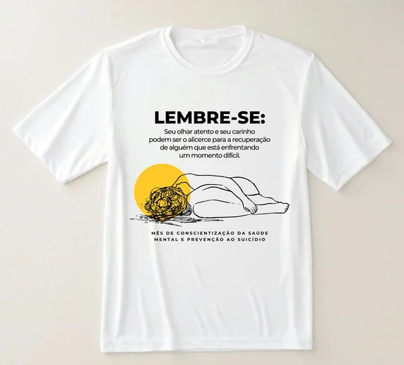 Camiseta Setembro Amarelo Lembre-se - foto 1
