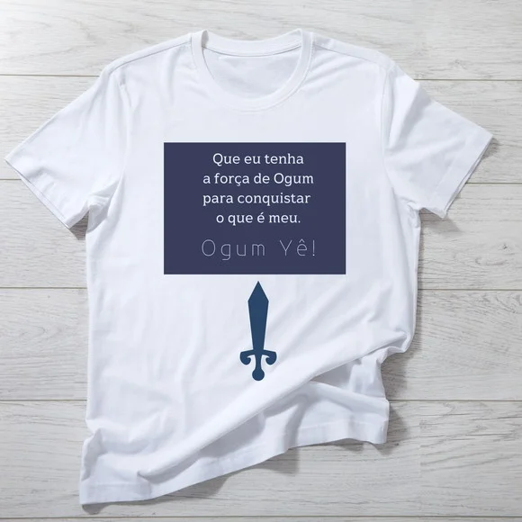 Camiseta Ogum - Força e Conquista - foto 1