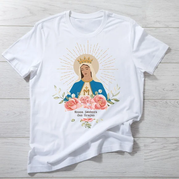 Camiseta Nossa Senhora das Graças - foto 1