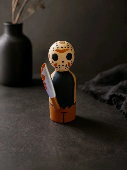 Bonequinhos de Madeira - Personagens Jason Voorhees - foto 1