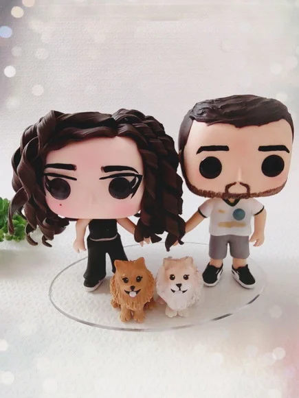 Funko Pop Casal com Pets - foto 1