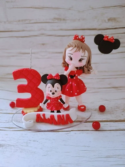 Topo de Bolo Minnie Vermelha - foto 1