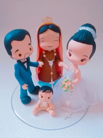 Noivinhos com Nossa Senhora - foto 1