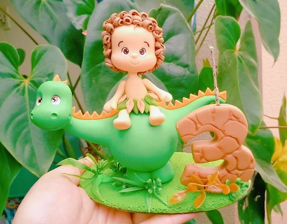 Topo de bolo dinossauro - foto 1
