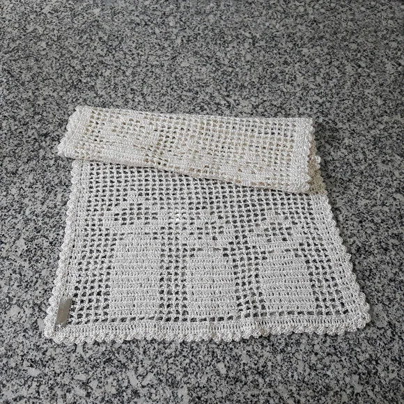Caminho de Mesa Crochê Velas Natalinas Cmvn081