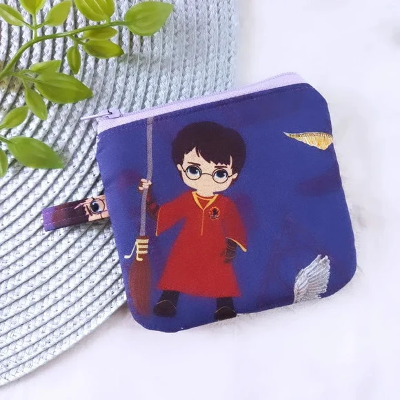 Porta Moedas Niqueleira de Tecido Harry Potter - foto 1