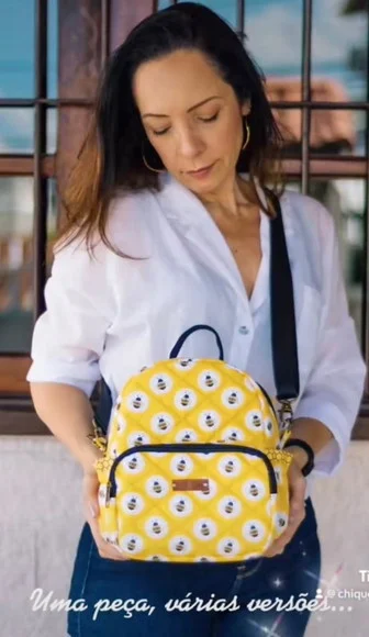 Mochila Marina P Ideal para a Mamãe