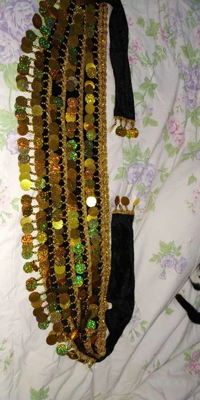 Lenço de Quadril de Quadril para Dança do Ventre - foto 1