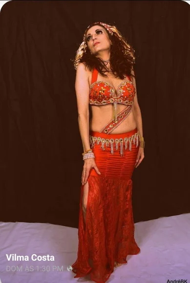 Conjunto de Saia e Top para Dança do Ventre - foto 1