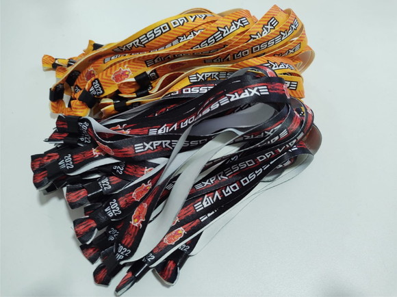 Pulseiras Personalizadas de Tecido - foto 3