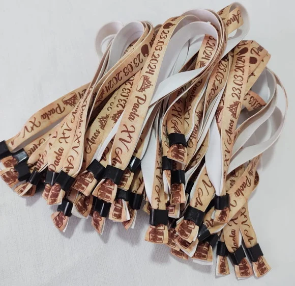 Pulseiras Personalizadas de Tecido Festas e Eventos ! - foto 1