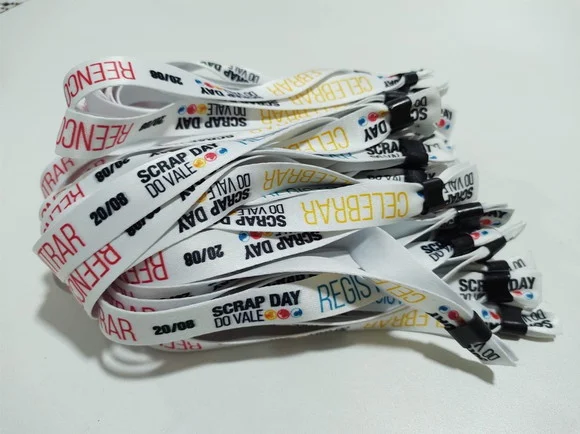 Pulseiras Personalizadas de Tecido Festas e Eventos ! - foto 1