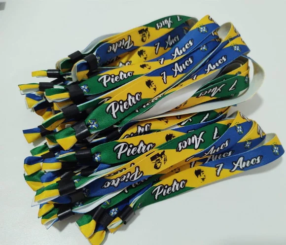 Pulseiras Personalizadas de Tecido Festas e Eventos ! - foto 1