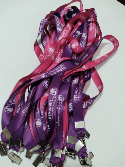 Cordão para Crachá Personalizado Festas e Eventos 20mm