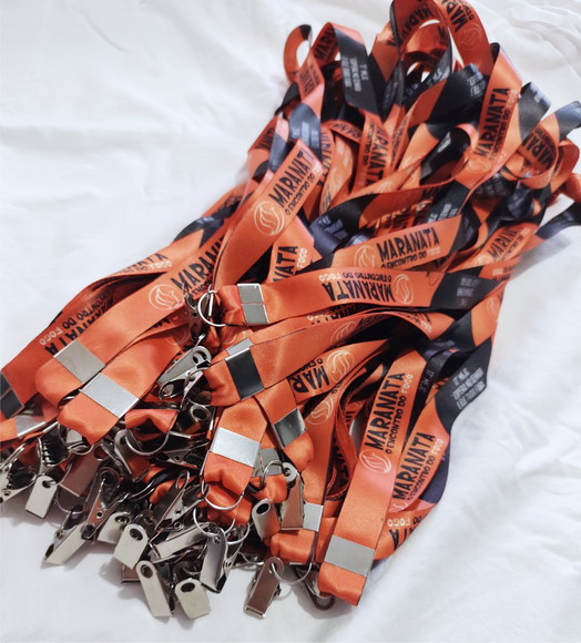 Cordão para Crachá Personalizado Festas e Eventos 20mm - foto 1