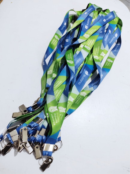 Cordão para Crachá Personalizado Festas e Eventos 20mm - foto 1