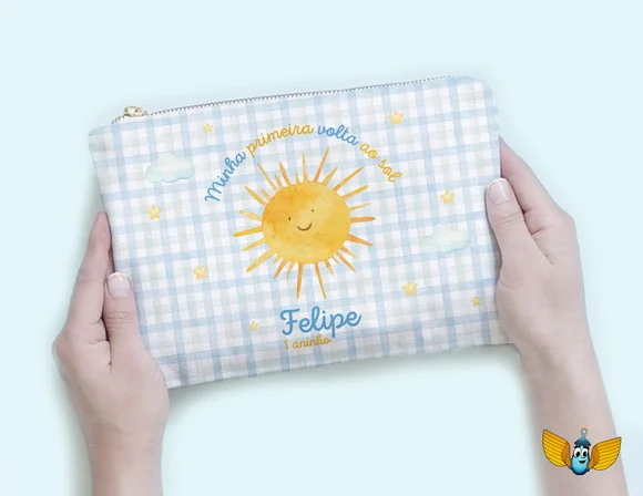 Necessaire Primeira Volta ao Sol - foto 1