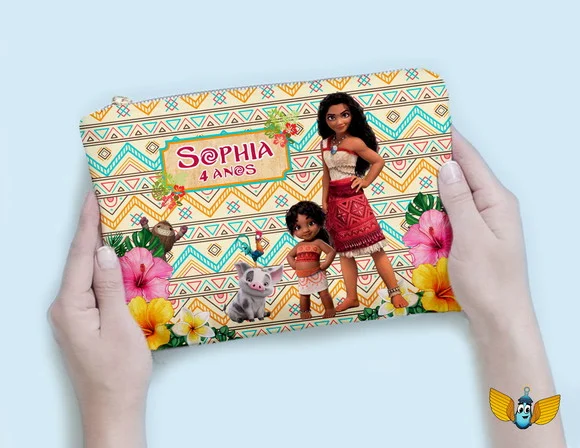 Necessaire Moana 2 Floral - Meninas e Meninos - foto 1