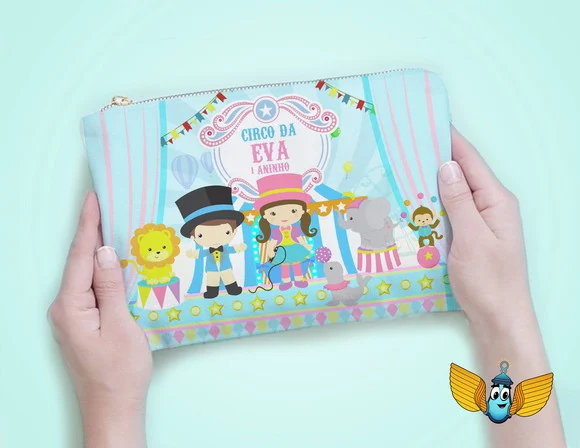 Necessaire Circo Meninas e Meninos
