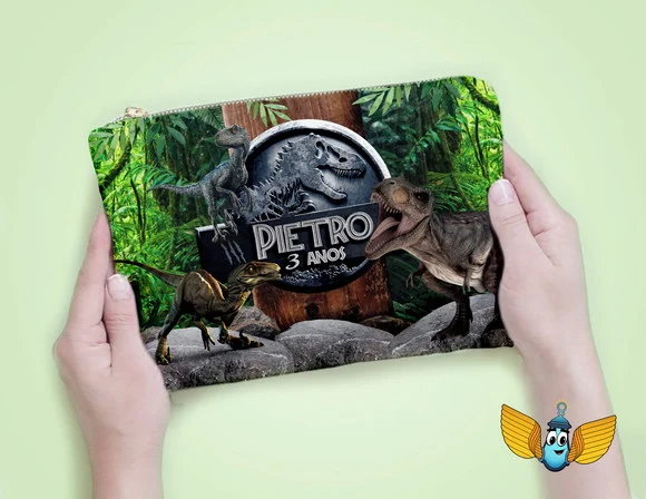 Necessaire Dinossauros Personalizada