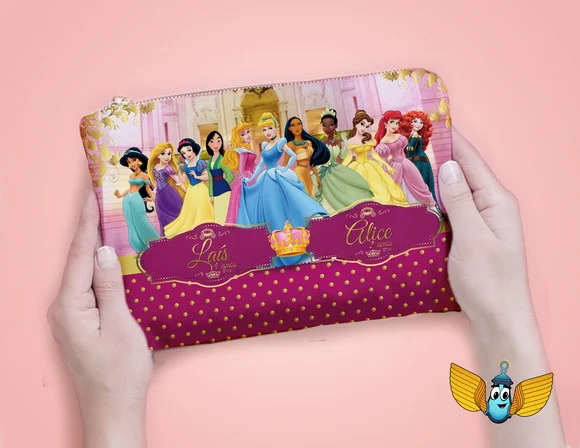 Necessaire Princesas Disney - Personalizada