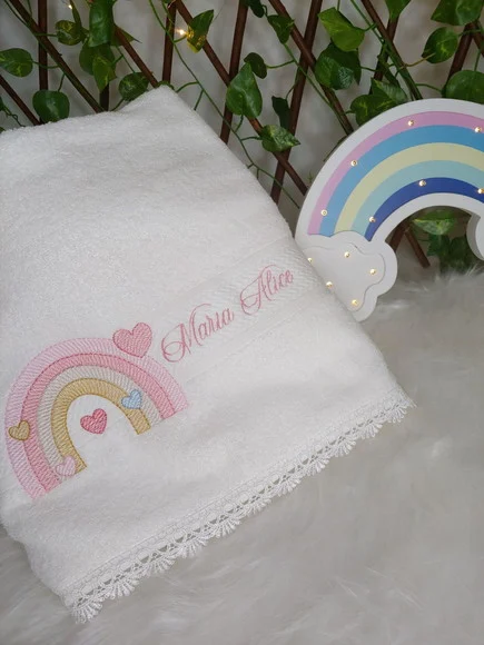 Toalha Felpuda de Banho Personalizada - foto 1