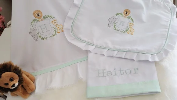 Kit Berço Maternidade Personalizado - Bebê