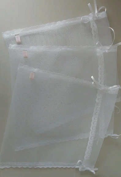 Kit 3 Saquinhos Organizadores Personalizado para Maternidade