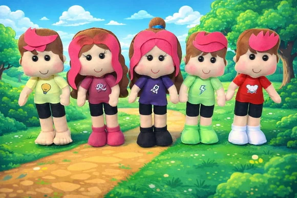 Bonecos Turma Emily Vick - foto 1