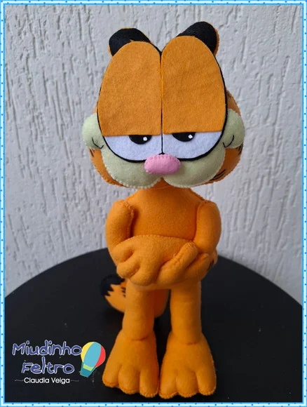 Garfield - Boneco em Feltro - foto 1