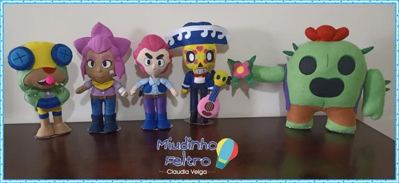 Kit Brawl Stars 7 Personagens - foto 1
