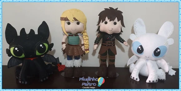 Kit Como Treinar o Seu Dragão - 4 Peças - foto 1
