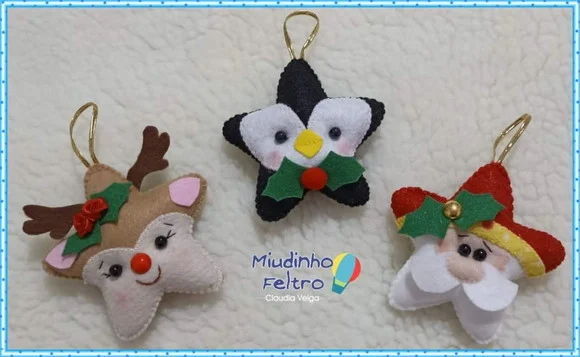 Pingentes Estrela Natal - foto 1