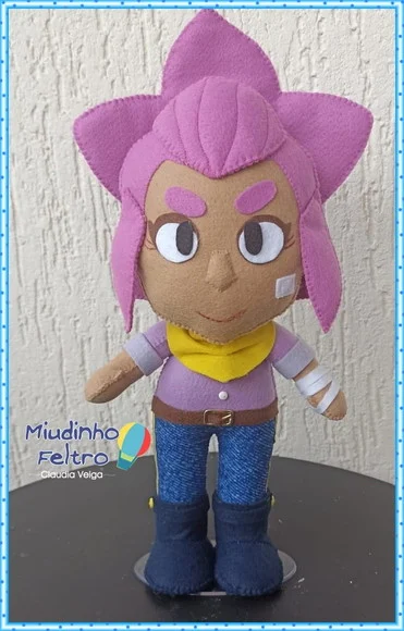 Shelly Brawl Stars - Boneco em Feltro - foto 1