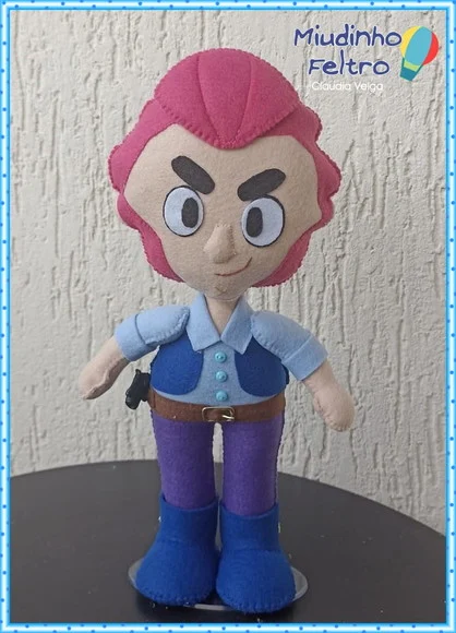 Kit Bonecos Brawl Stars em Feltro - foto 1