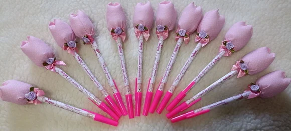 Caneta Personalizada com Tulipa Lembrancinhas - foto 1