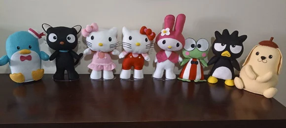 Hello Kitty em Feltro - foto 1